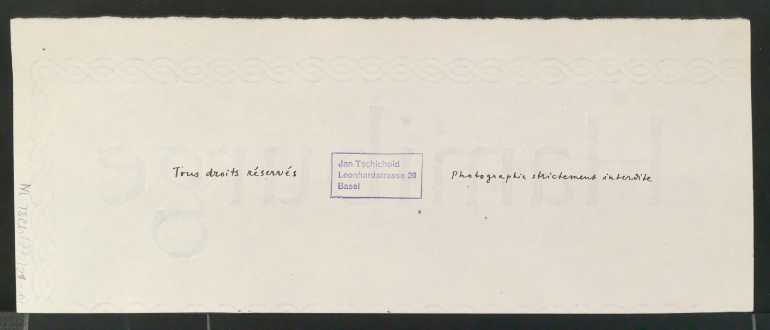 Entwurfszeichnungen verschiedener Schrifttypen — Blatt 14