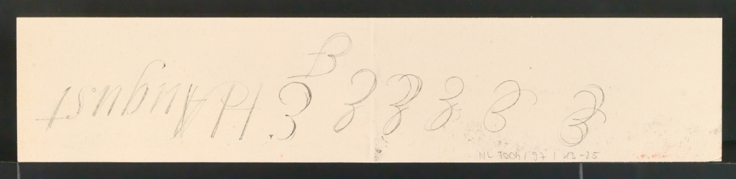 Entwurfszeichnungen verschiedener Schrifttypen — Blatt 32