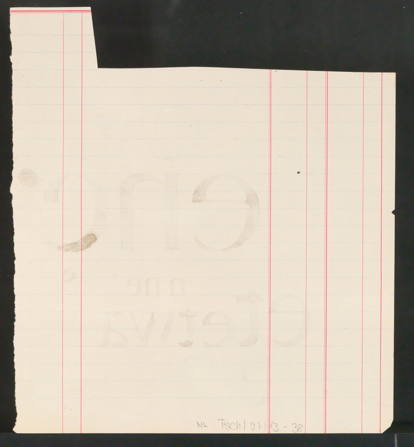 Entwurfszeichnungen verschiedener Schrifttypen — Blatt 58