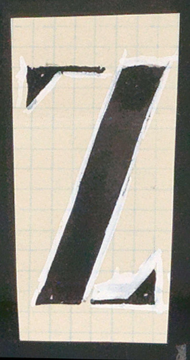 Entwurfszeichnungen verschiedener Schrifttypen — Blatt 59