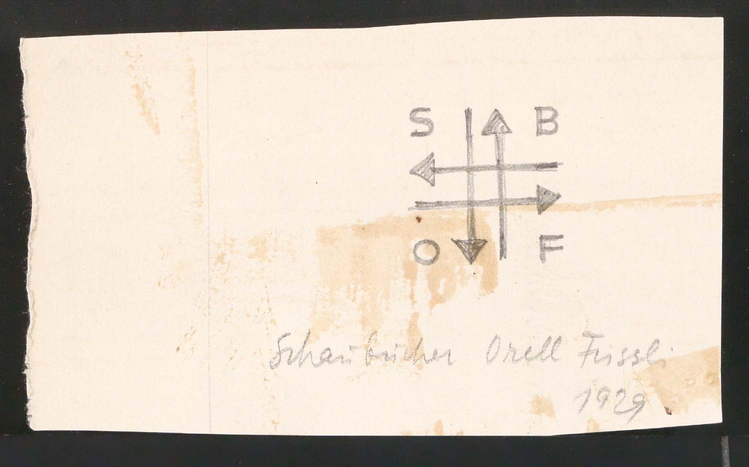 Entwurfsskizze von Logo für die Schaubücher-Reihe — Blatt 1