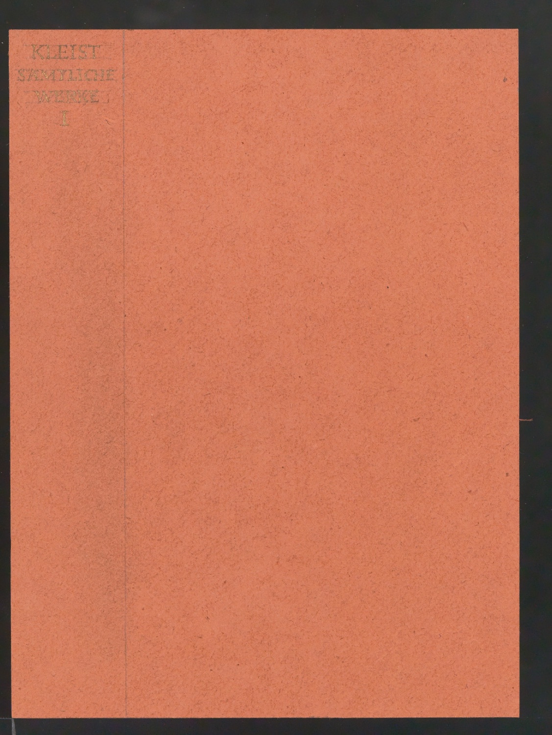 Entwürfe und Entwurfsskizzen für den Bucheinband von Heinrich von Kleists Sämtliche Werke — Blatt 9