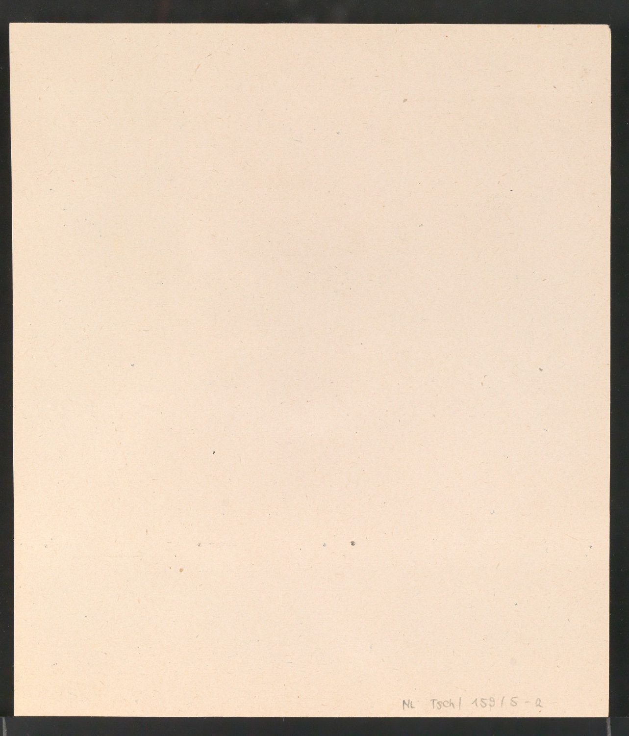 Korrekturfahne von Empfehlungskarte für Die neue Typographie — Blatt 2
