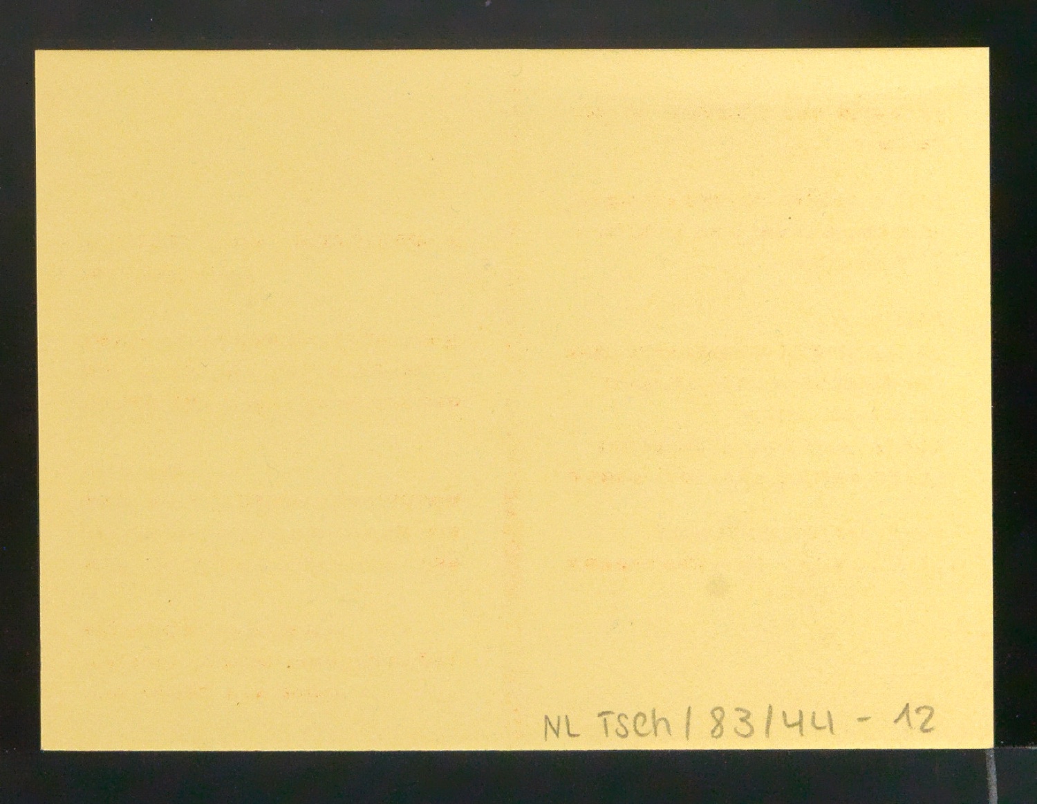 Empfehlungskarte für Die neue Typographie — Blatt 2