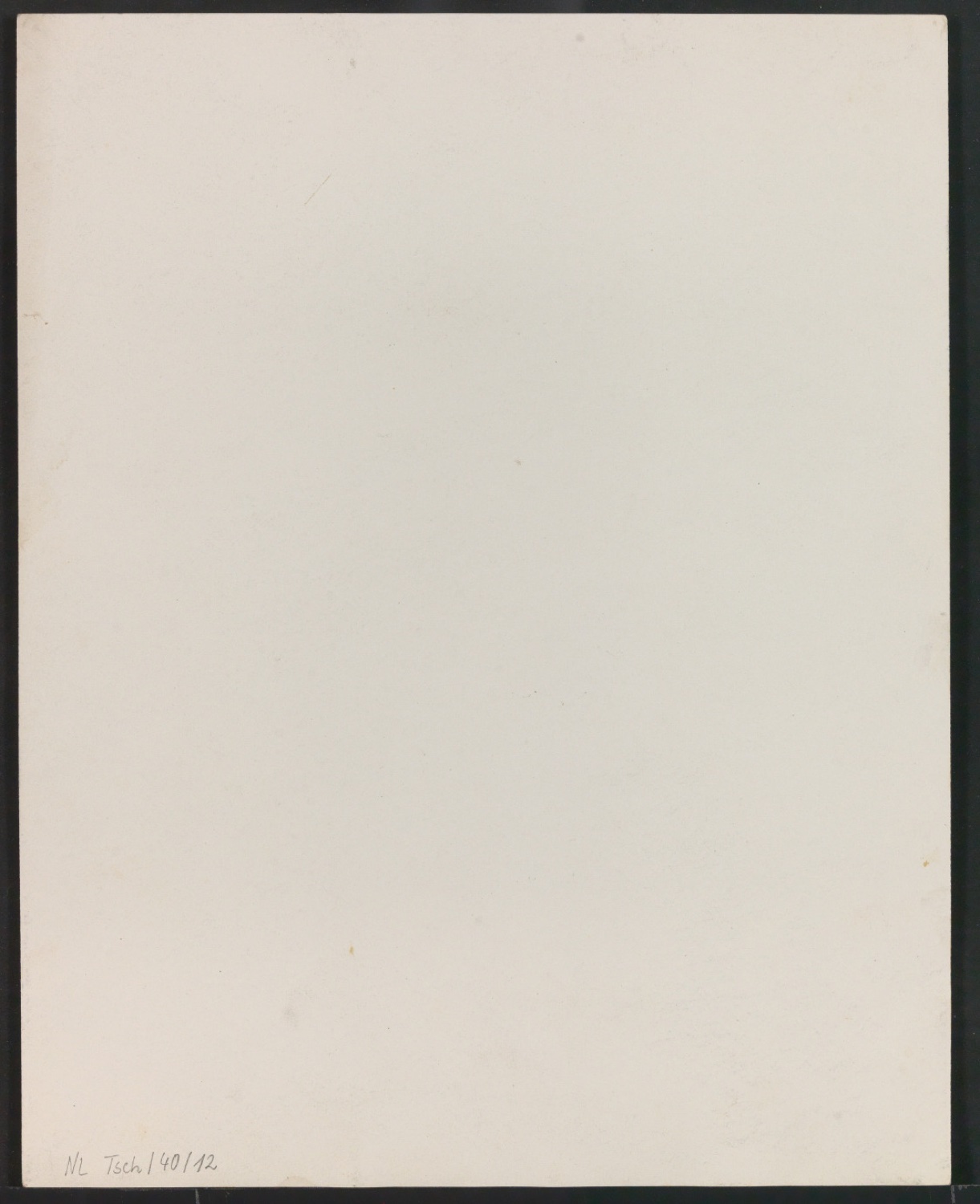 Fotogramm Fußschnitt für den Umschlagentwurf von Insel-Almanach 1929 — Blatt 2