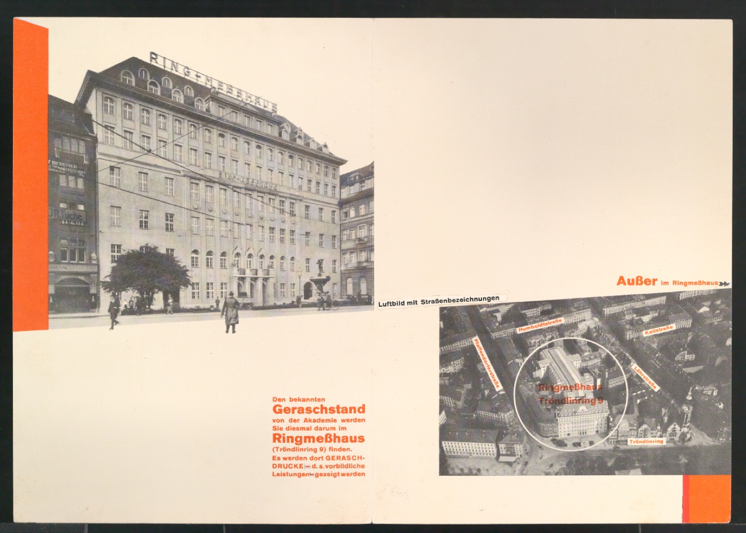 Montierter Entwurf des Handzettels für Emil Gerasch GmbH — Blatt 2