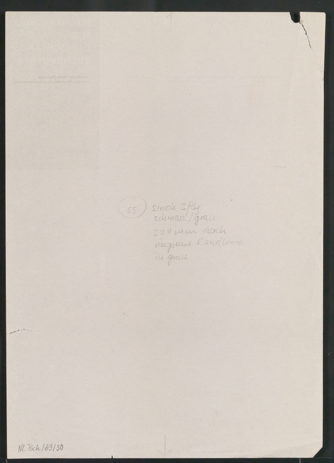Geschäftsbriefvordruck nach Din 676 — Blatt 2