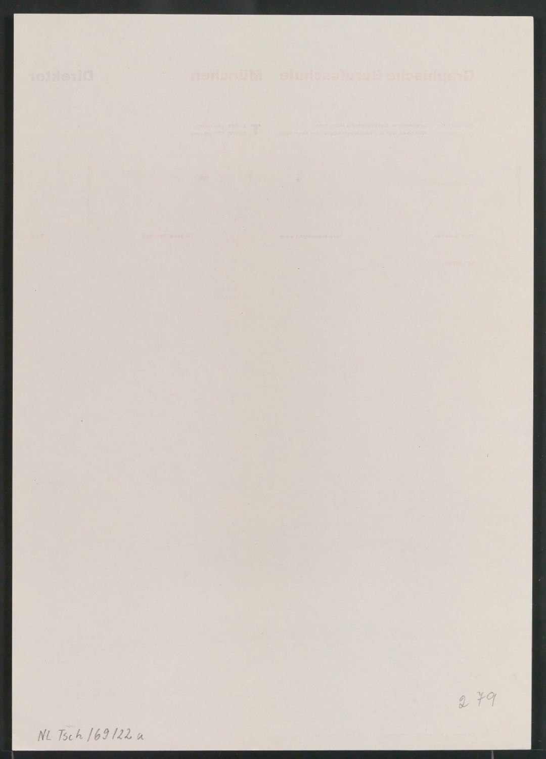 Geschäftsbriefvordruck nach Din 676 — Blatt 2
