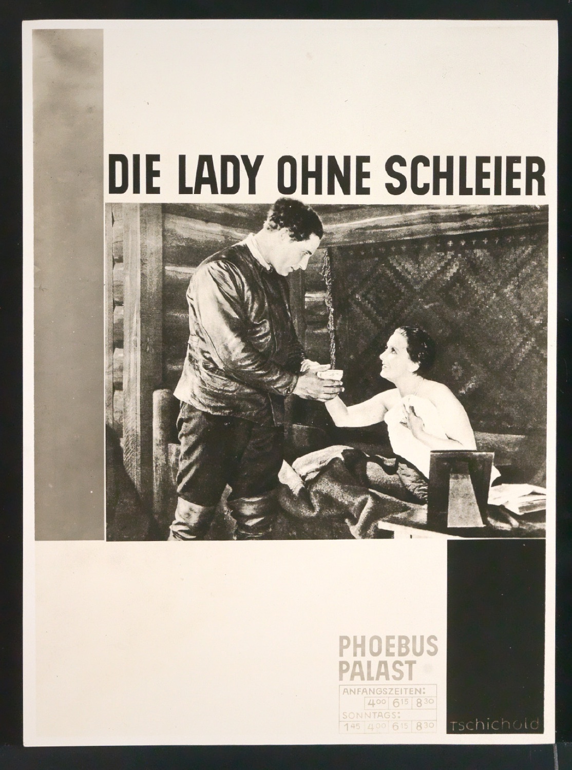Reproduktionsfotografie von Plakat Die Lady ohne Schleier für Phoebus-Palast — Blatt 3