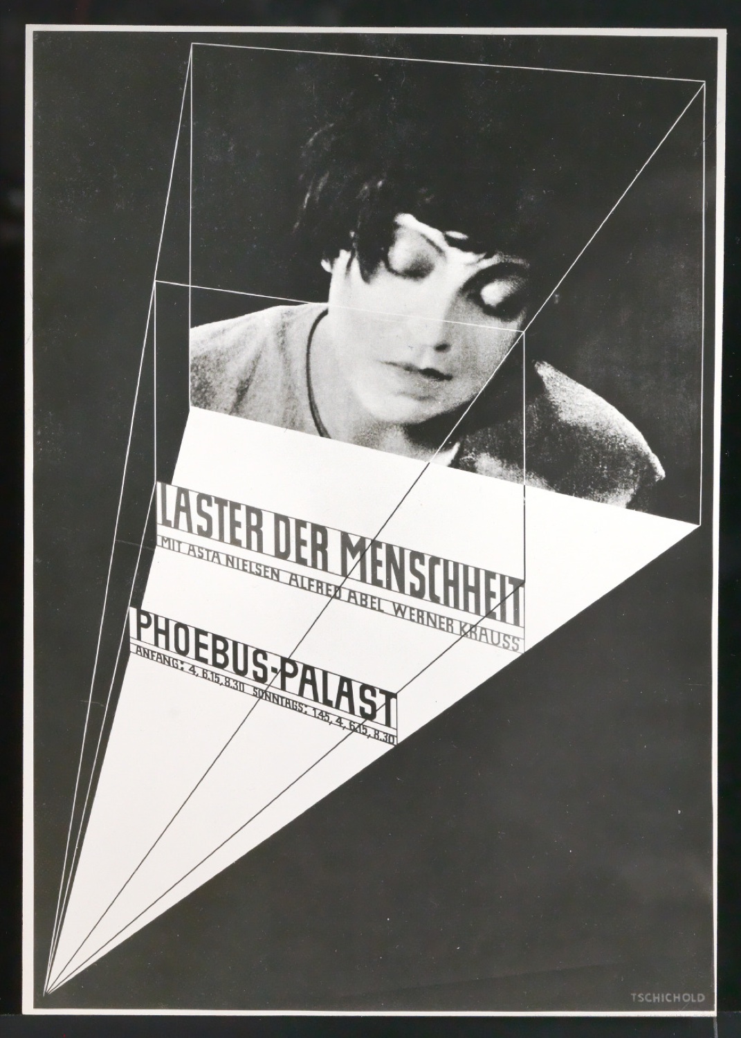 Reproduktionsfotografien und verkleinerte Nachdrucke von Plakat Laster der Menschheit — Blatt 1