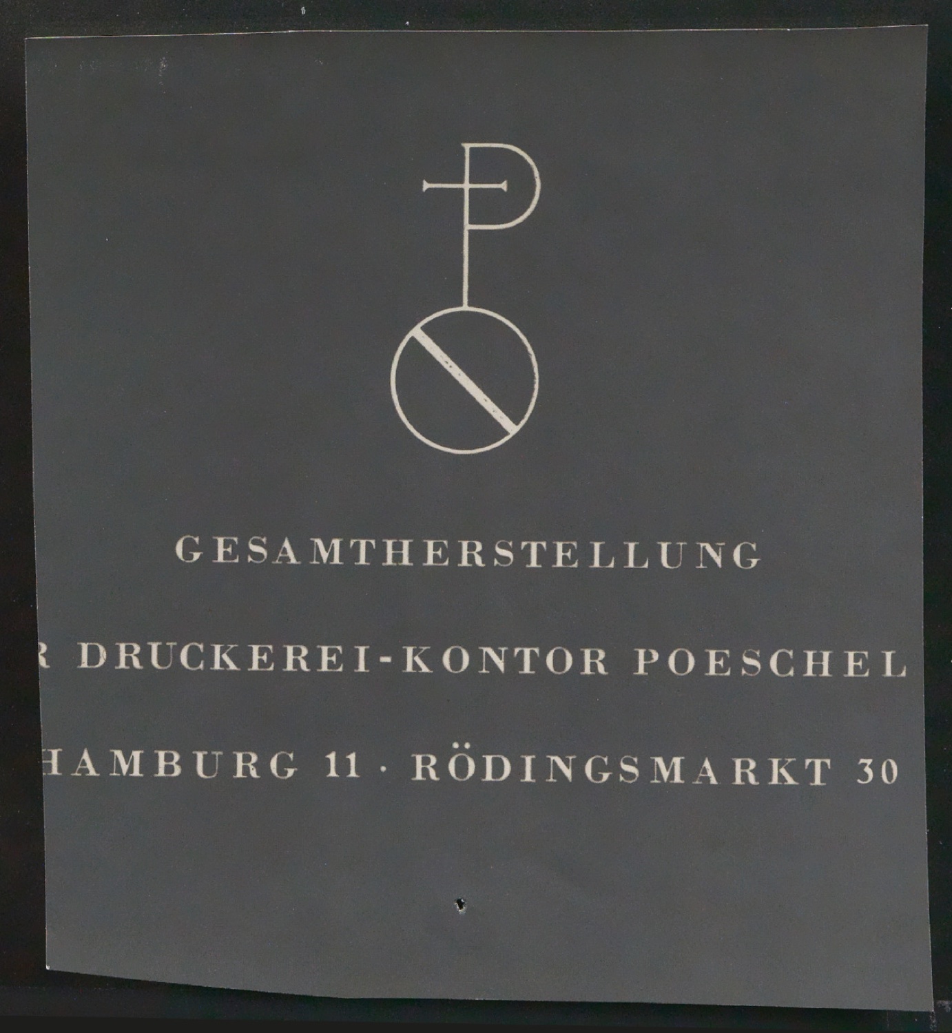Verlegermarke für Poeschel & Trepte — Blatt 3