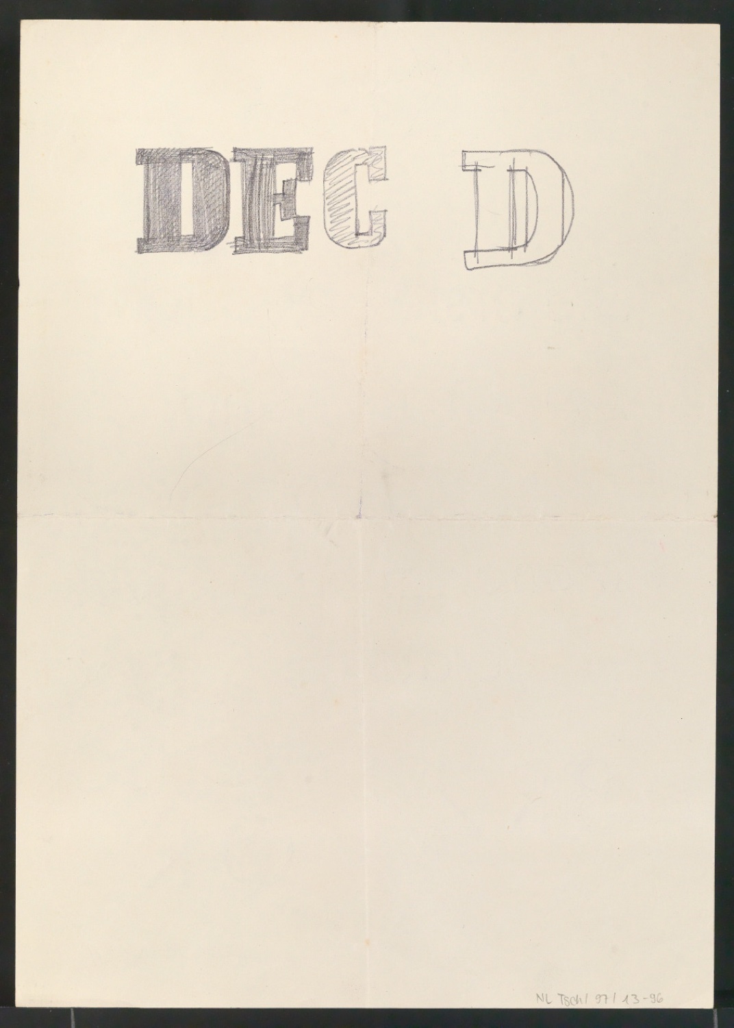 Entwürfe einer konstruierten Grotesk — Blatt 8
