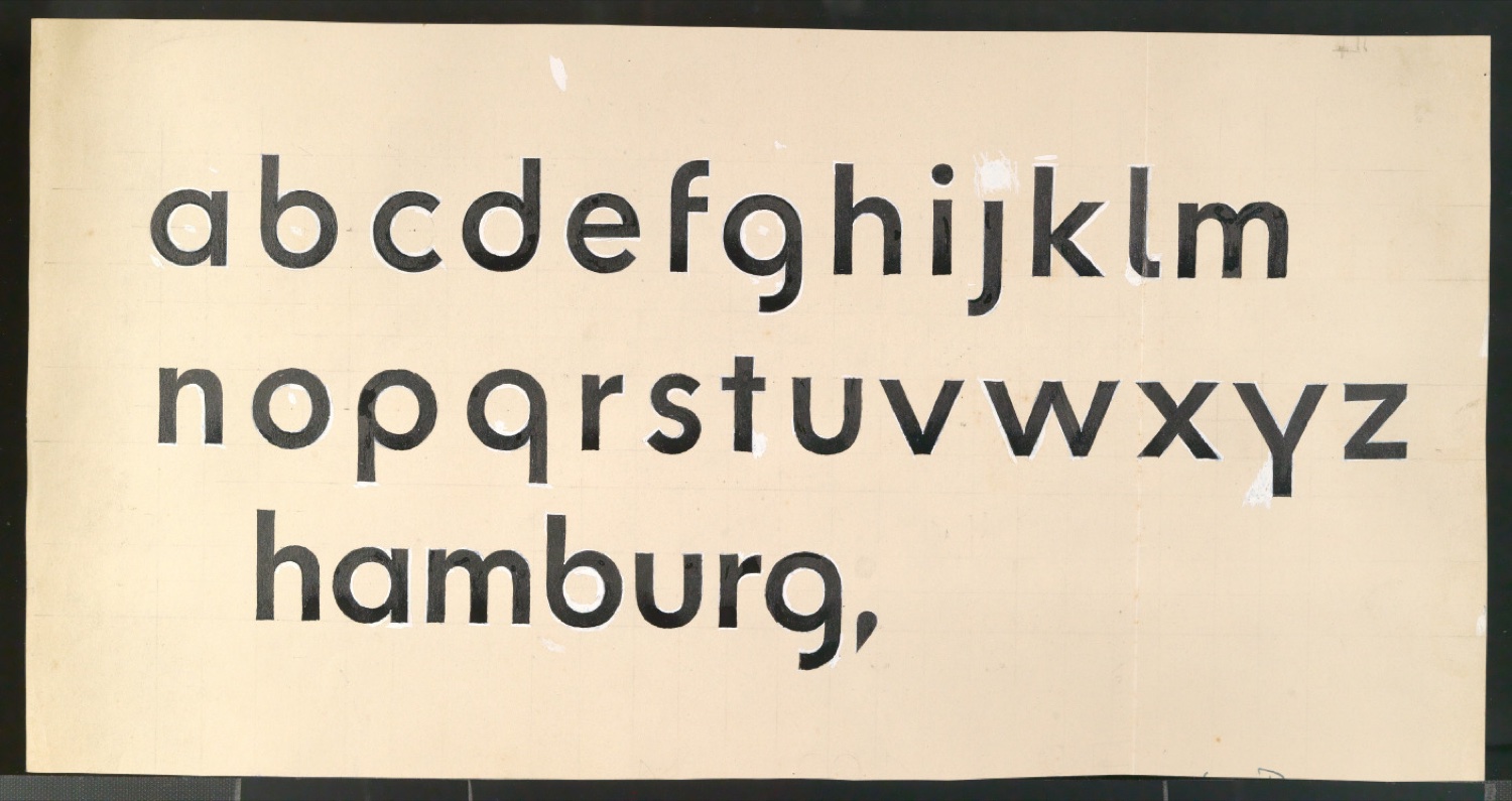 Entwürfe einer konstruierten Grotesk — Blatt 9