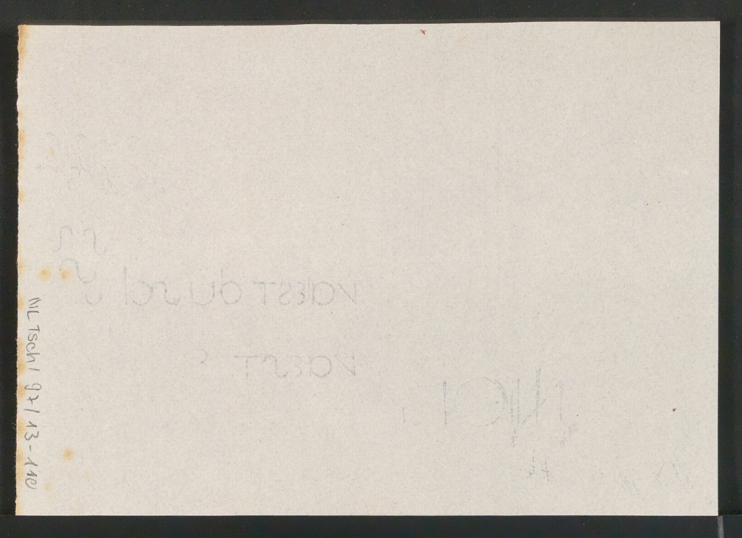 Entwurfszeichnungen für versuch einer neuen schrift — Blatt 4