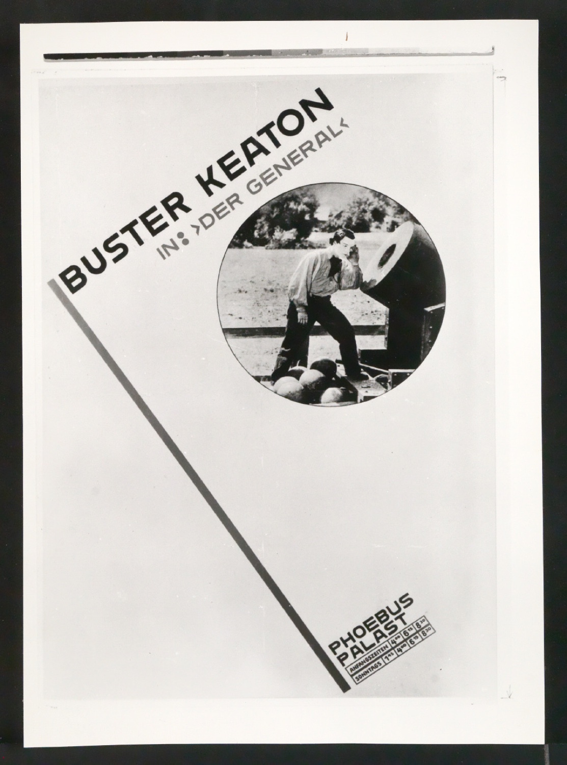 Verkleinerter Klischeeabzug von Plakat Buster Keaton — Blatt 1