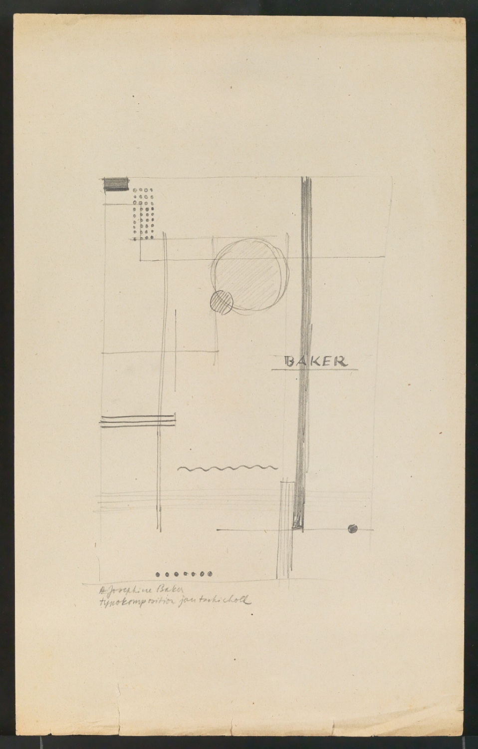 Typokomposition #Josephine Baker — Blatt 1
