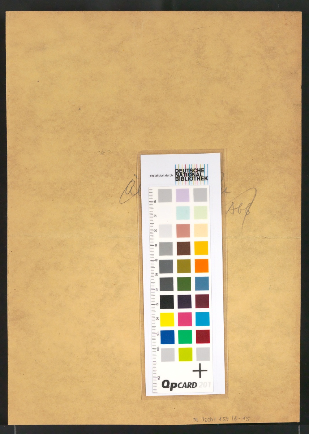 Korrekturfahne von Illustration mit Visitenkarte für Kopieranstalt Josef Weiß — Blatt 3