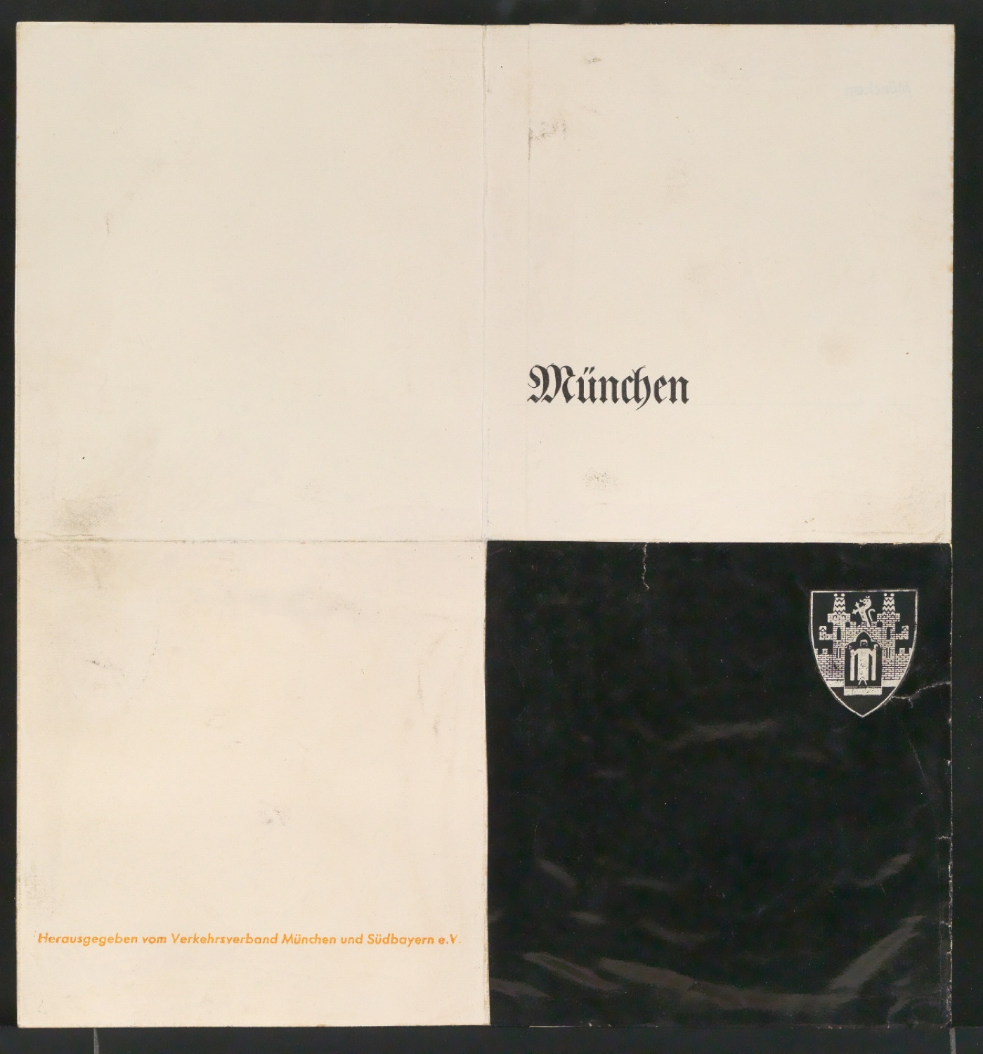 Entwurf für Werbebroschüre München und Südbayern — Blatt 2