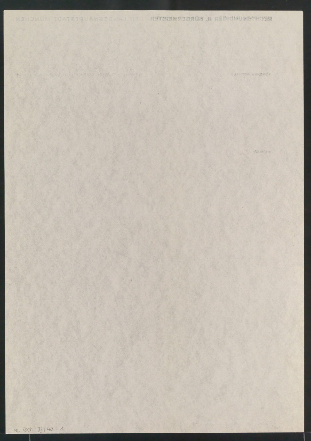Probedrucke von Briefbogen nach DIN 676 — Blatt 2