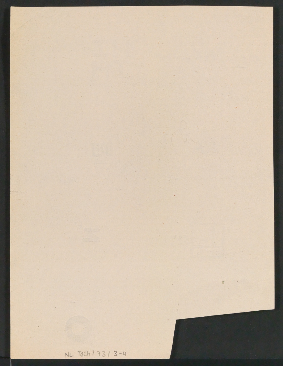 Notizen und gesammelte Firmenzeichen für das Typoskript Typosignete und Kurzzeichen — Blatt 4
