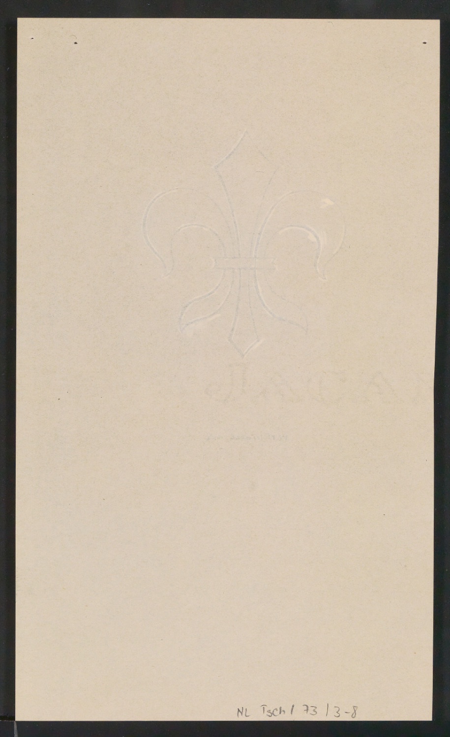 Notizen und gesammelte Firmenzeichen für das Typoskript Typosignete und Kurzzeichen — Blatt 12