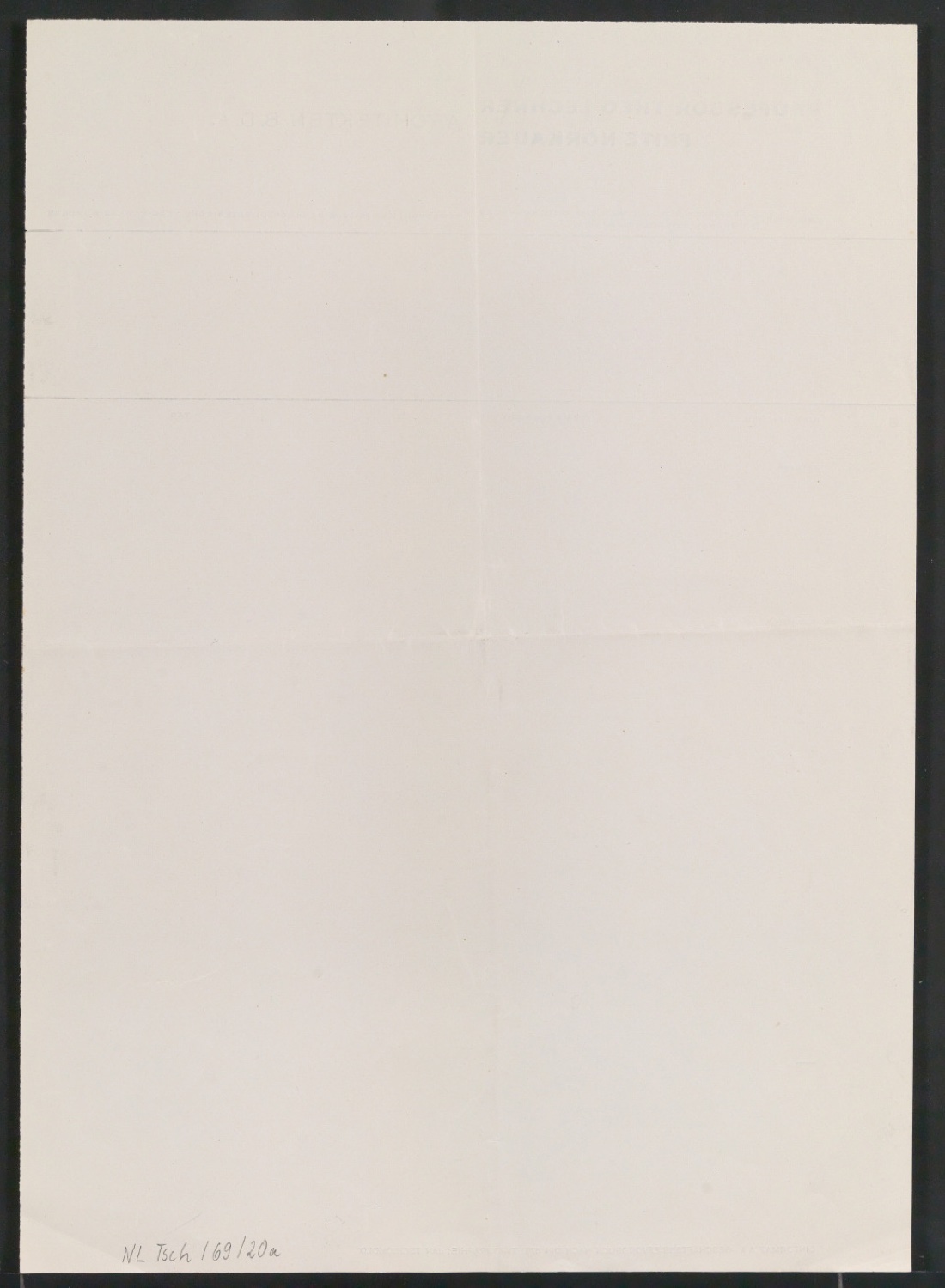 Briefbogen für Architekturbüro Lechner & Norkauer — Blatt 2