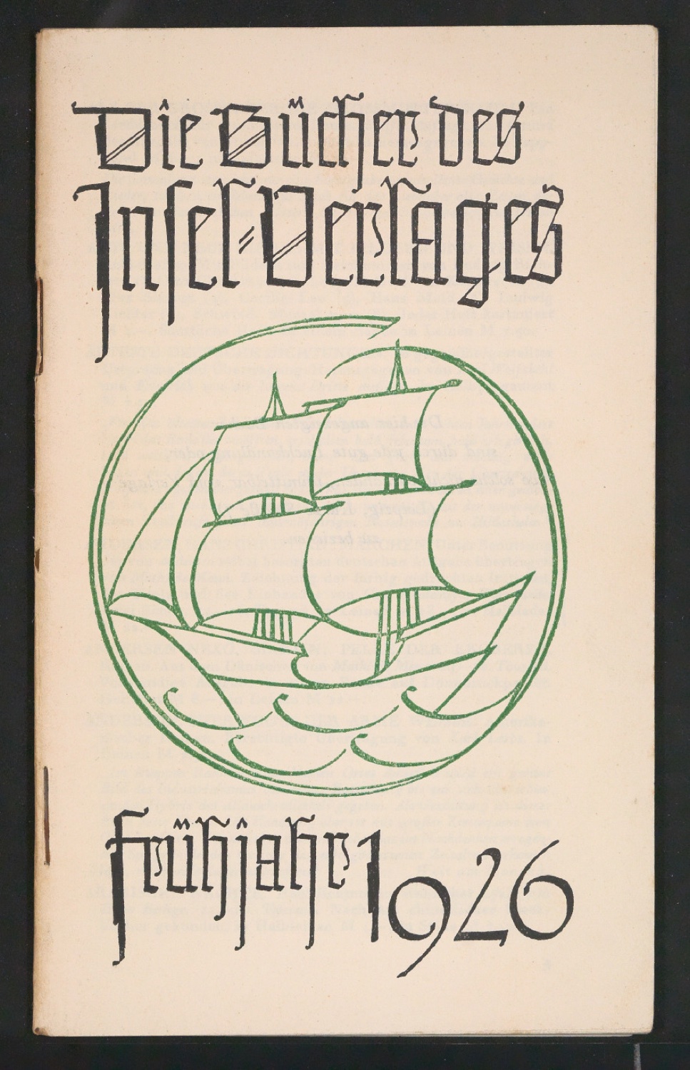 Bücher des Insel-Verlags — Blatt 1