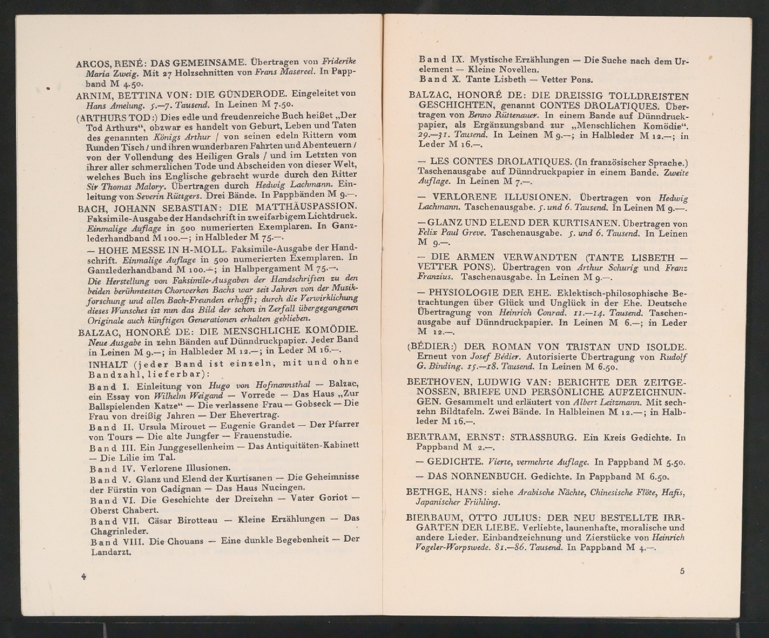 Bücher des Insel-Verlags — Blatt 3
