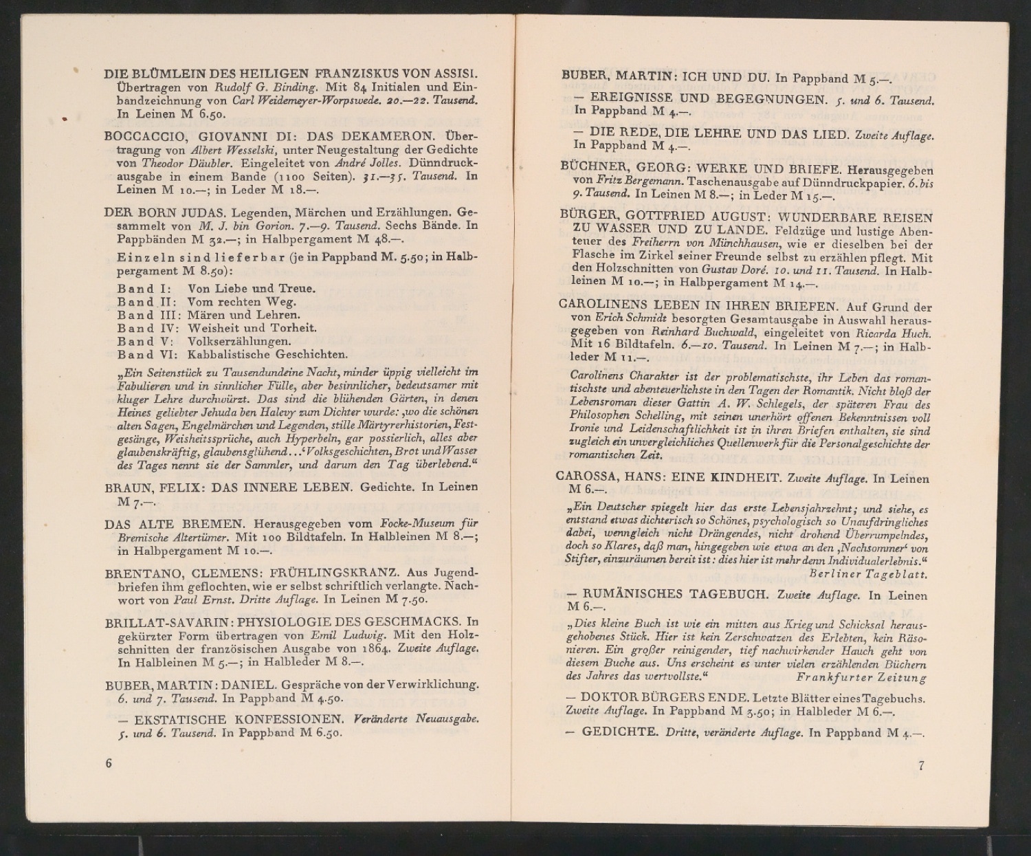 Bücher des Insel-Verlags — Blatt 4