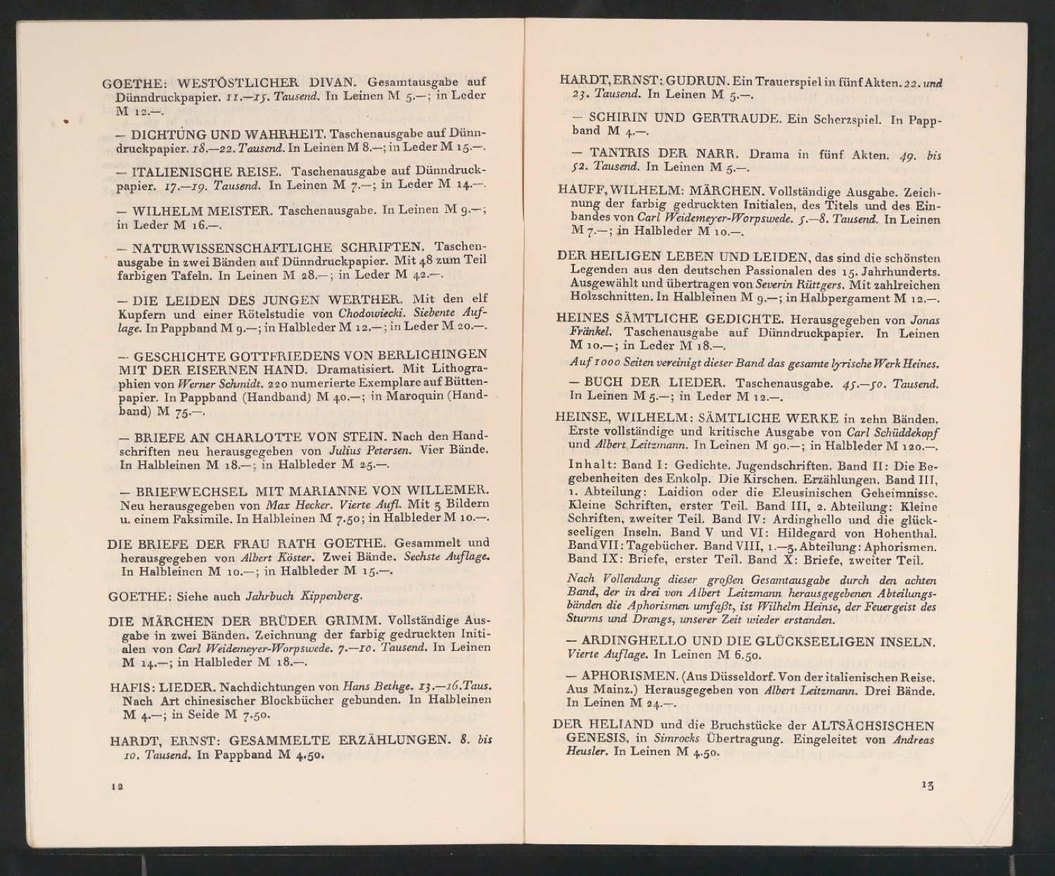 Bücher des Insel-Verlags — Blatt 7