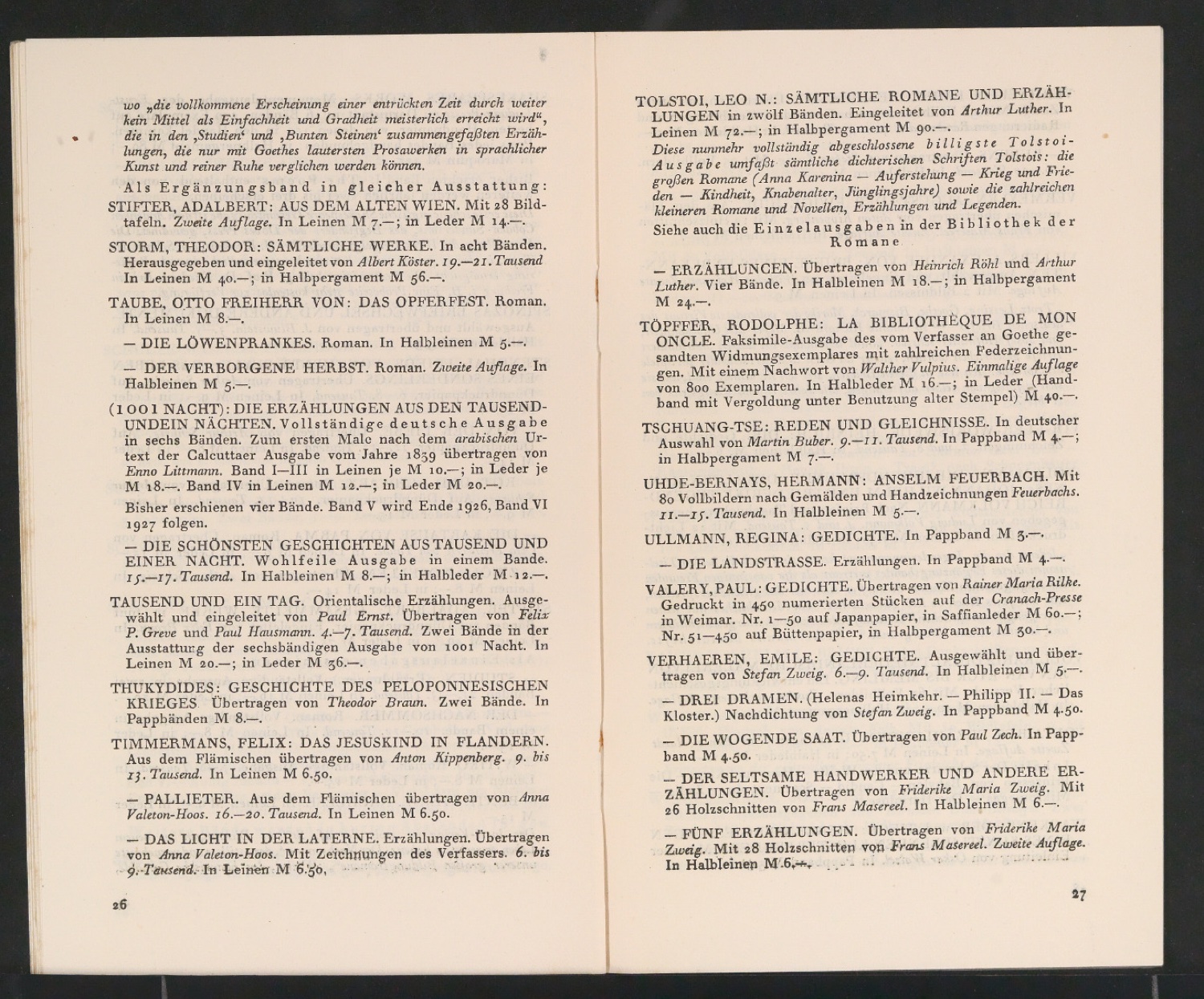 Bücher des Insel-Verlags — Blatt 14