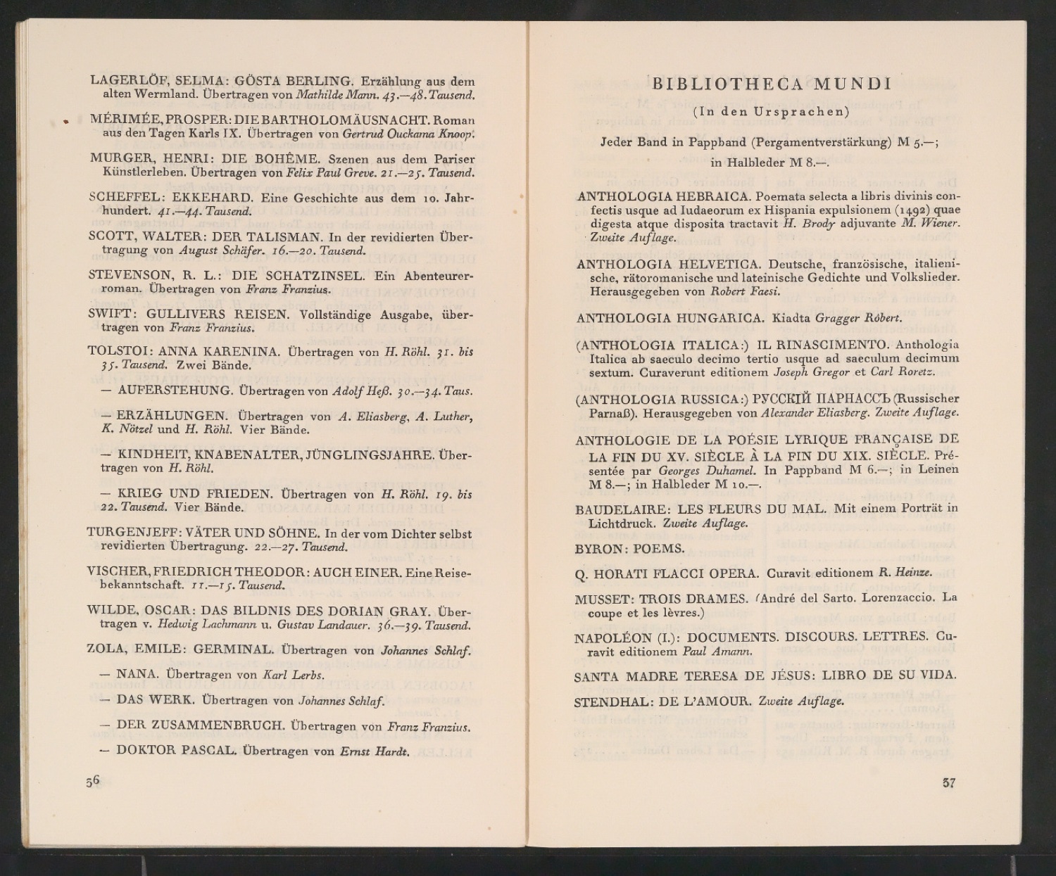 Bücher des Insel-Verlags — Blatt 19