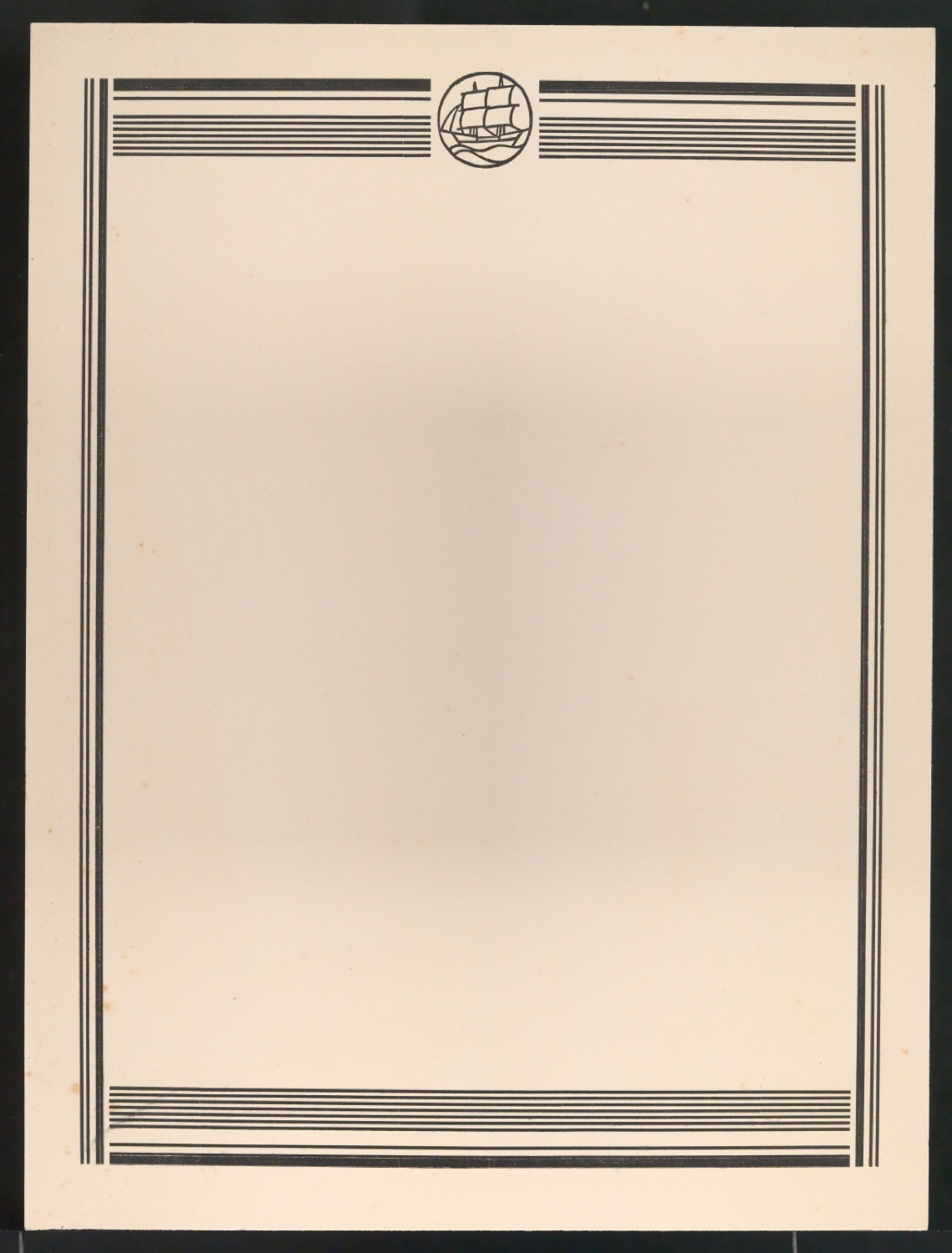Entwurf und Probedruck von Briefbogen für Insel-Verlag — Blatt 1