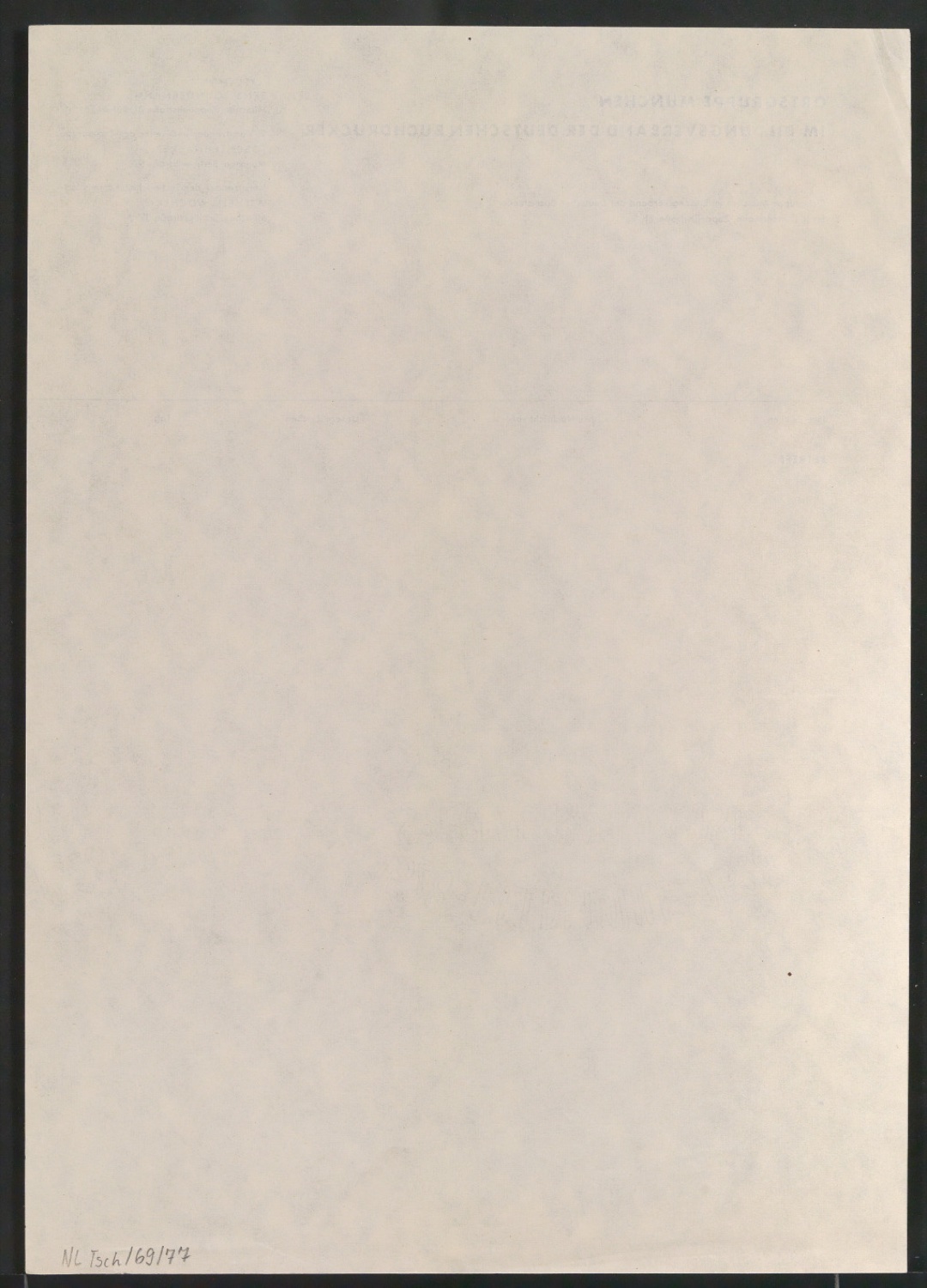 Briefbogen für Bildungsverband der Deutschen Buchdrucker (Ortsgruppe München) — Blatt 2