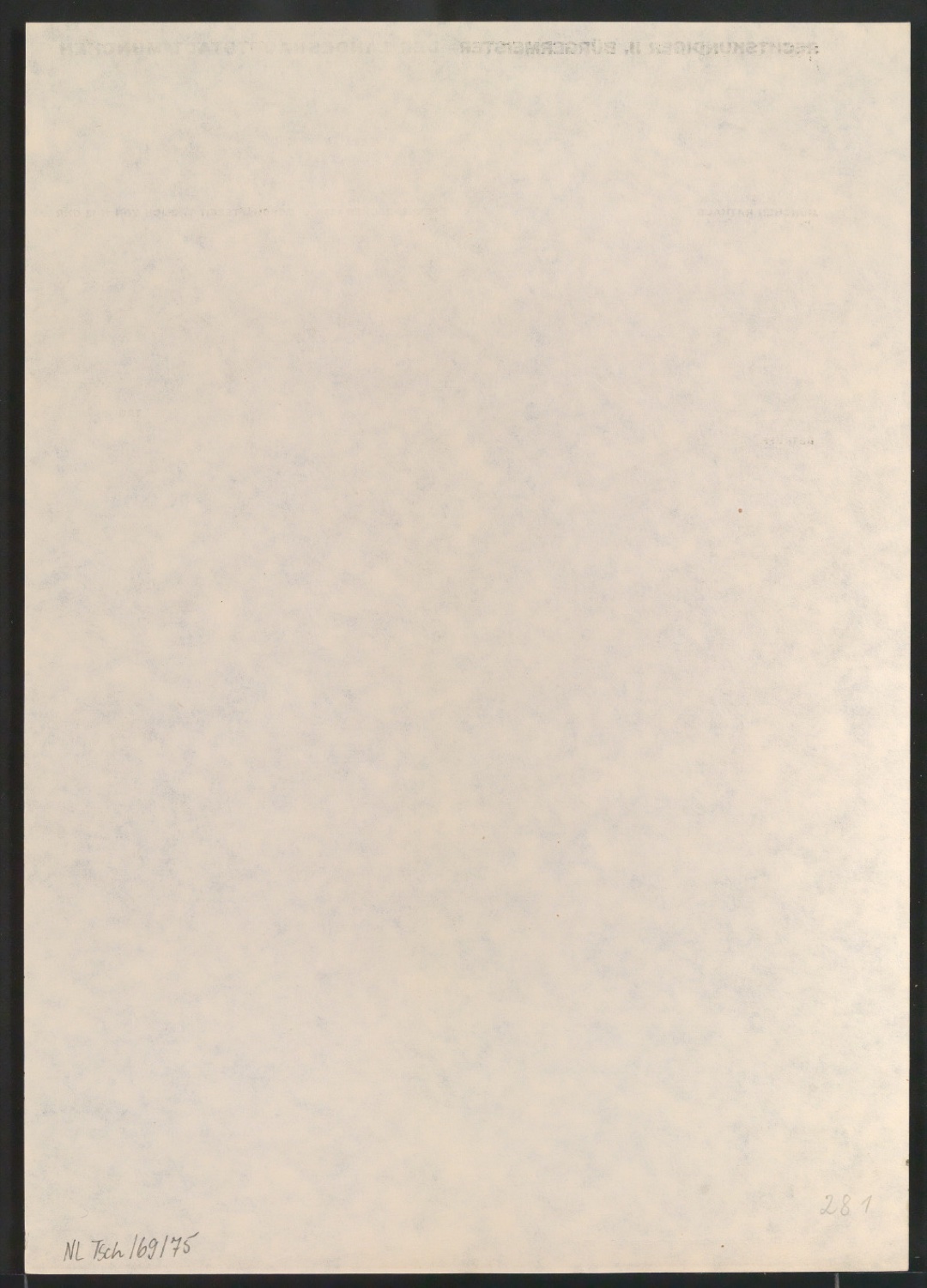 Probedruck von Briefbogen nach DIN 676 — Blatt 2