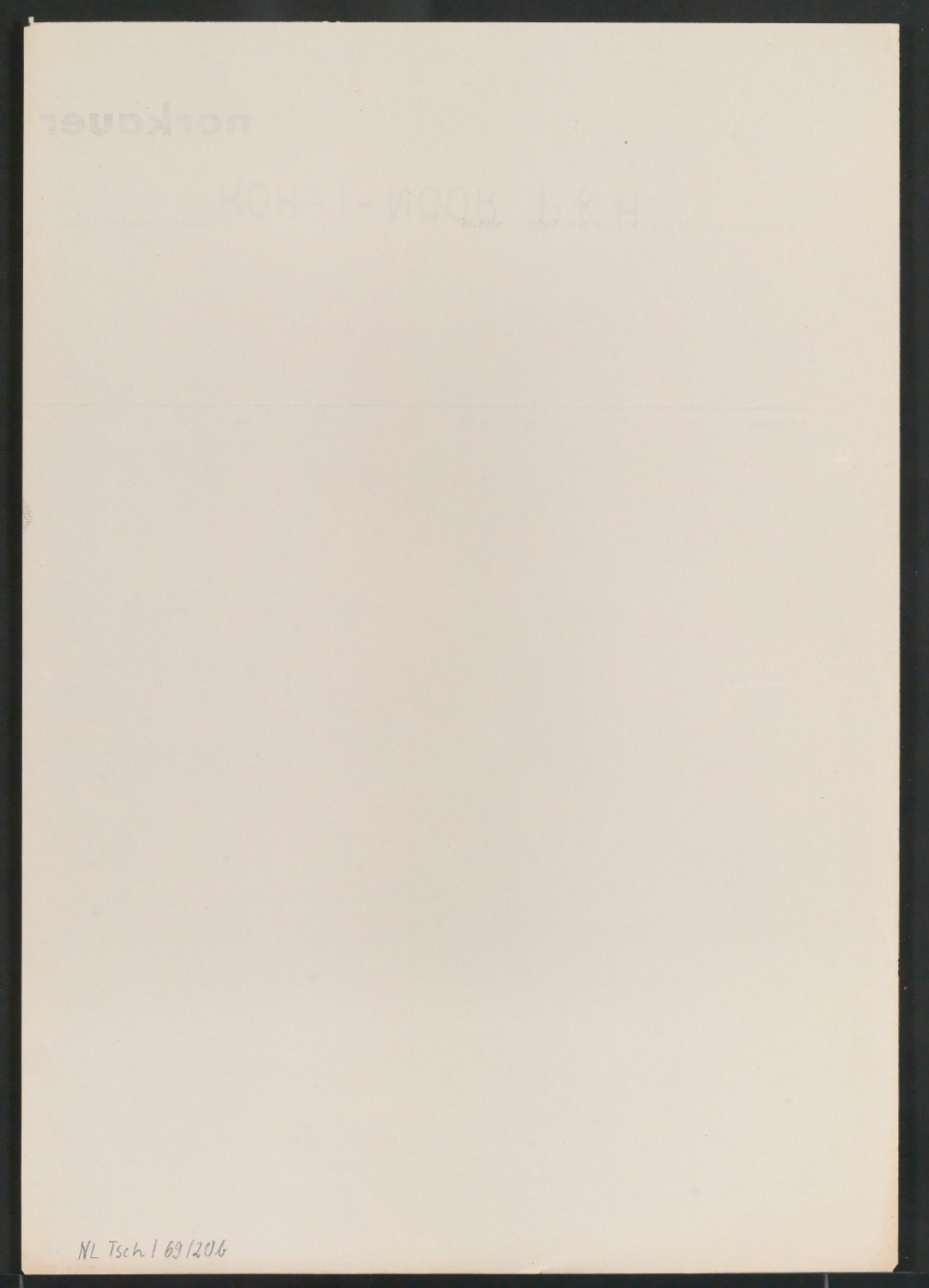 Briefbogen für Fritz Norkauer — Blatt 2