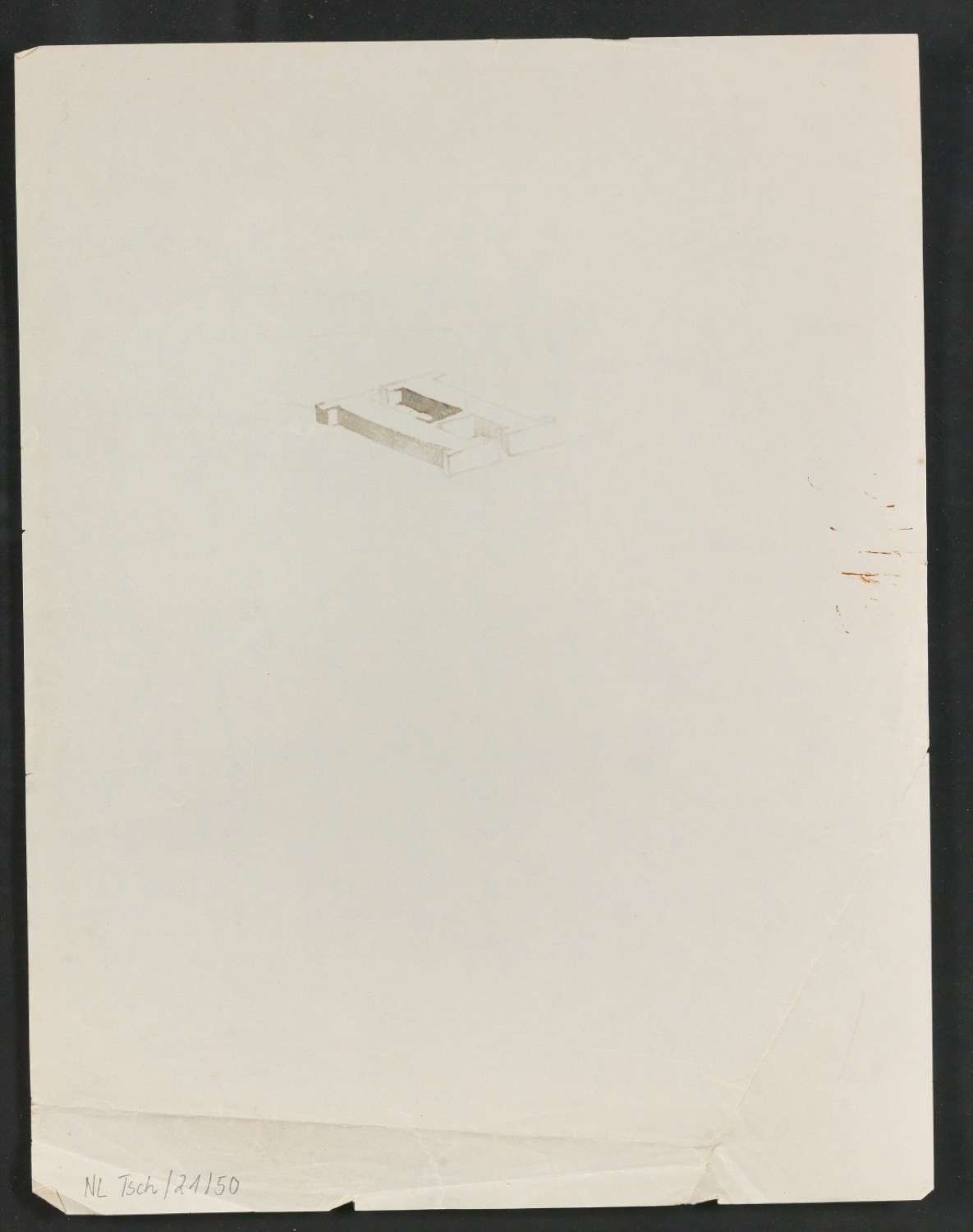Skizze einer Druckletter — Blatt 2