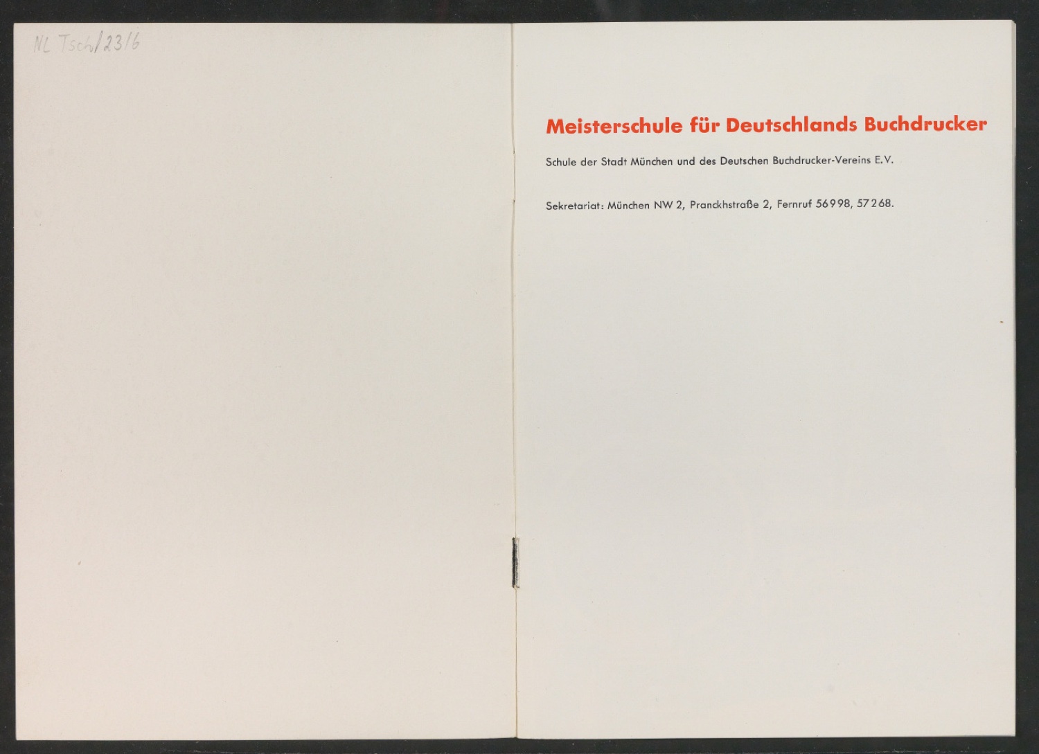 Meisterschule für Deutschlands Buchdrucker — Blatt 2