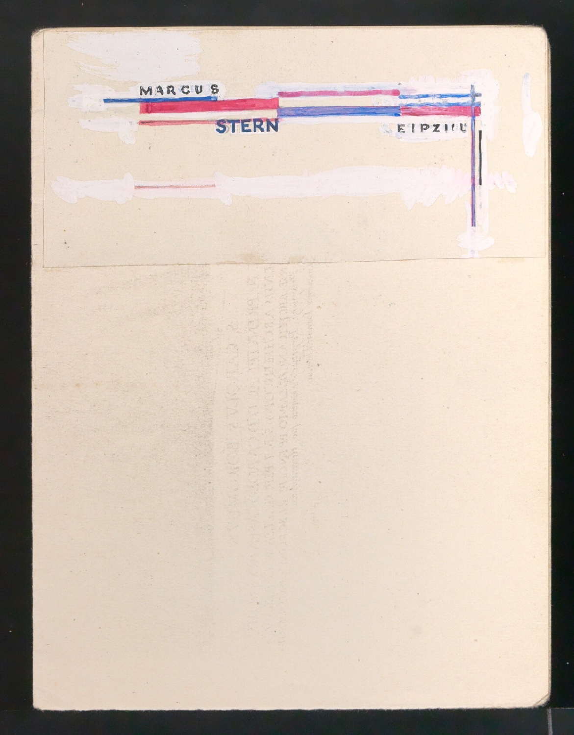 Entwurf von Briefbogen für Marcus Stern — Blatt 4