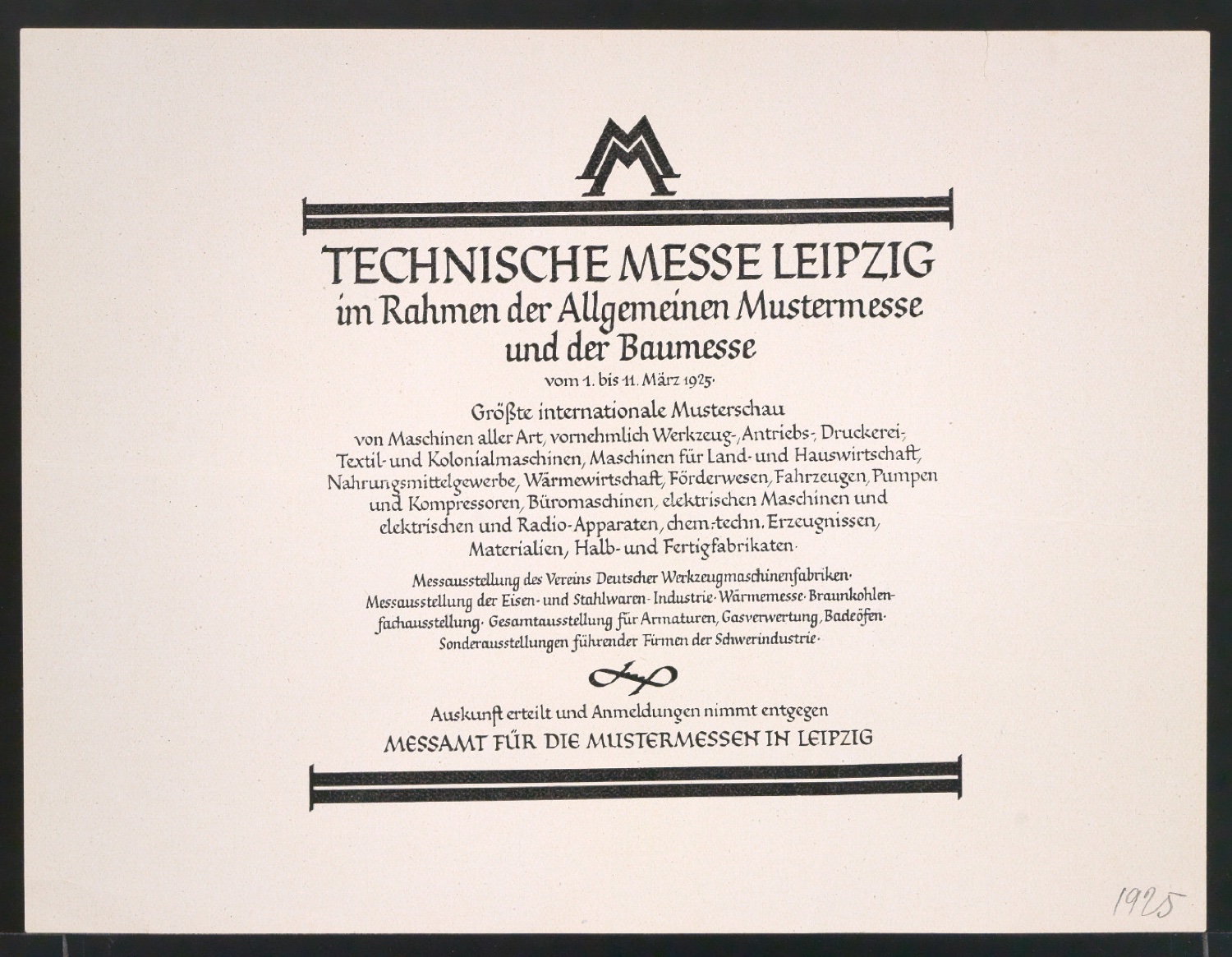 Probedruck für Anzeige Technische Messe Leipzig — Blatt 1