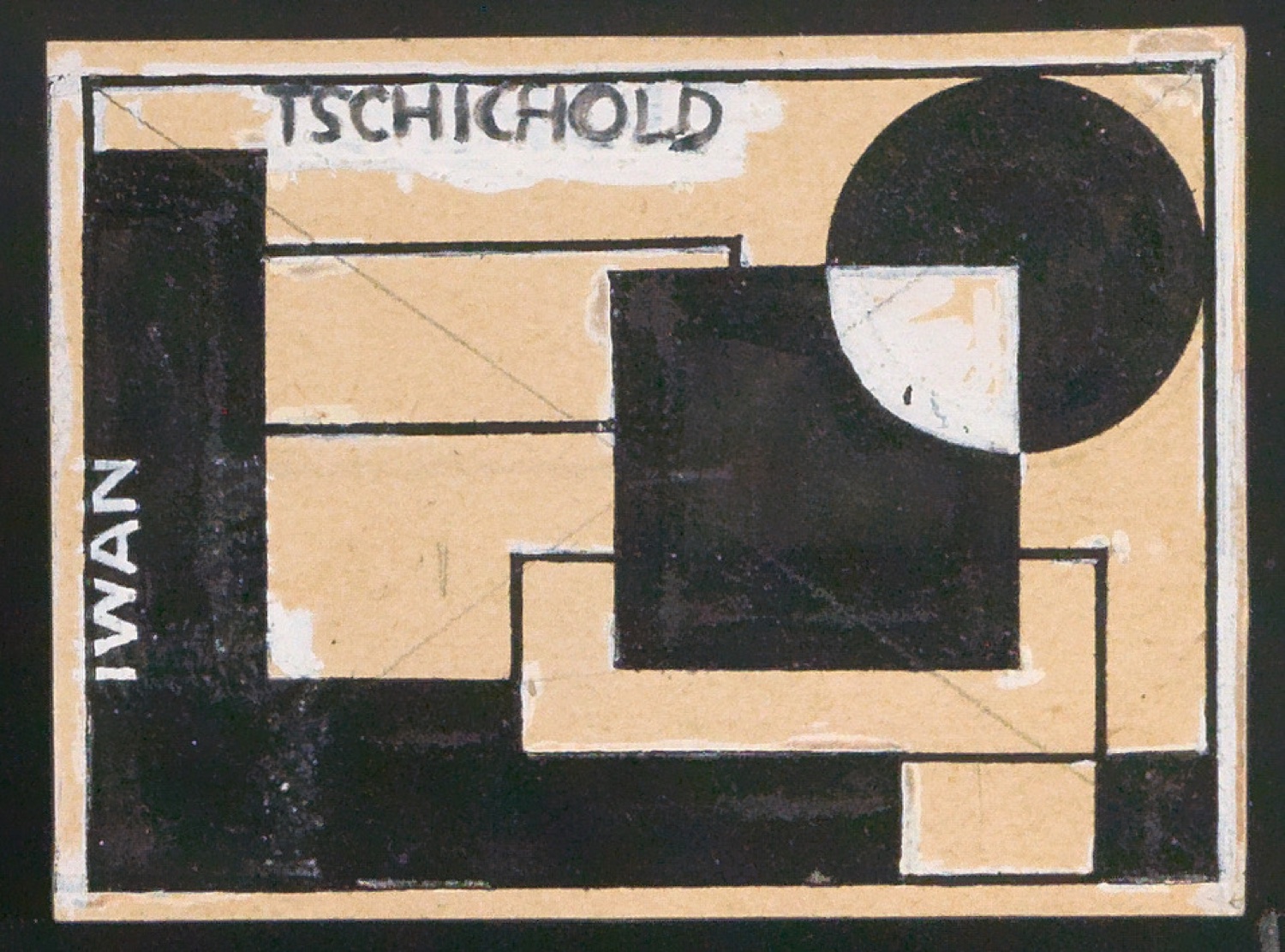 Entwürfe von fünf verschiedenen Exlibris für Iwan Tschichold — Blatt 3