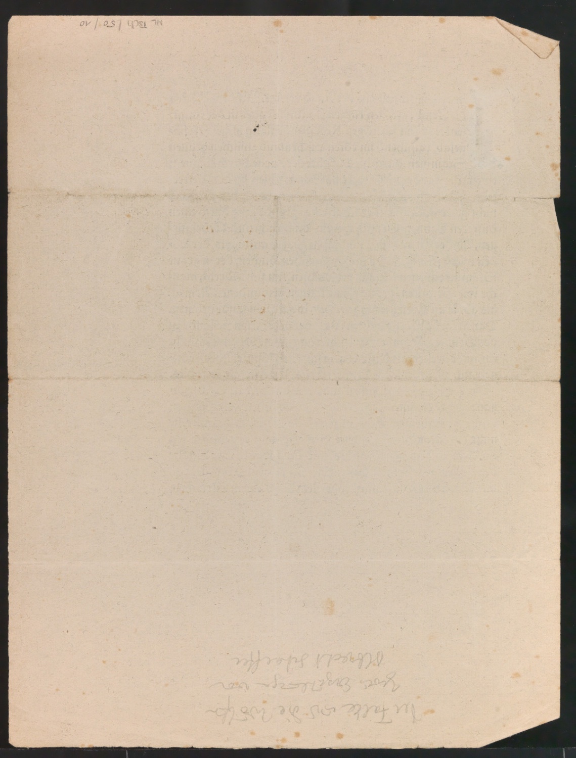Entwurf einer Initiale auf einem Probedruck für Der Falke und die Wölfin — Blatt 2
