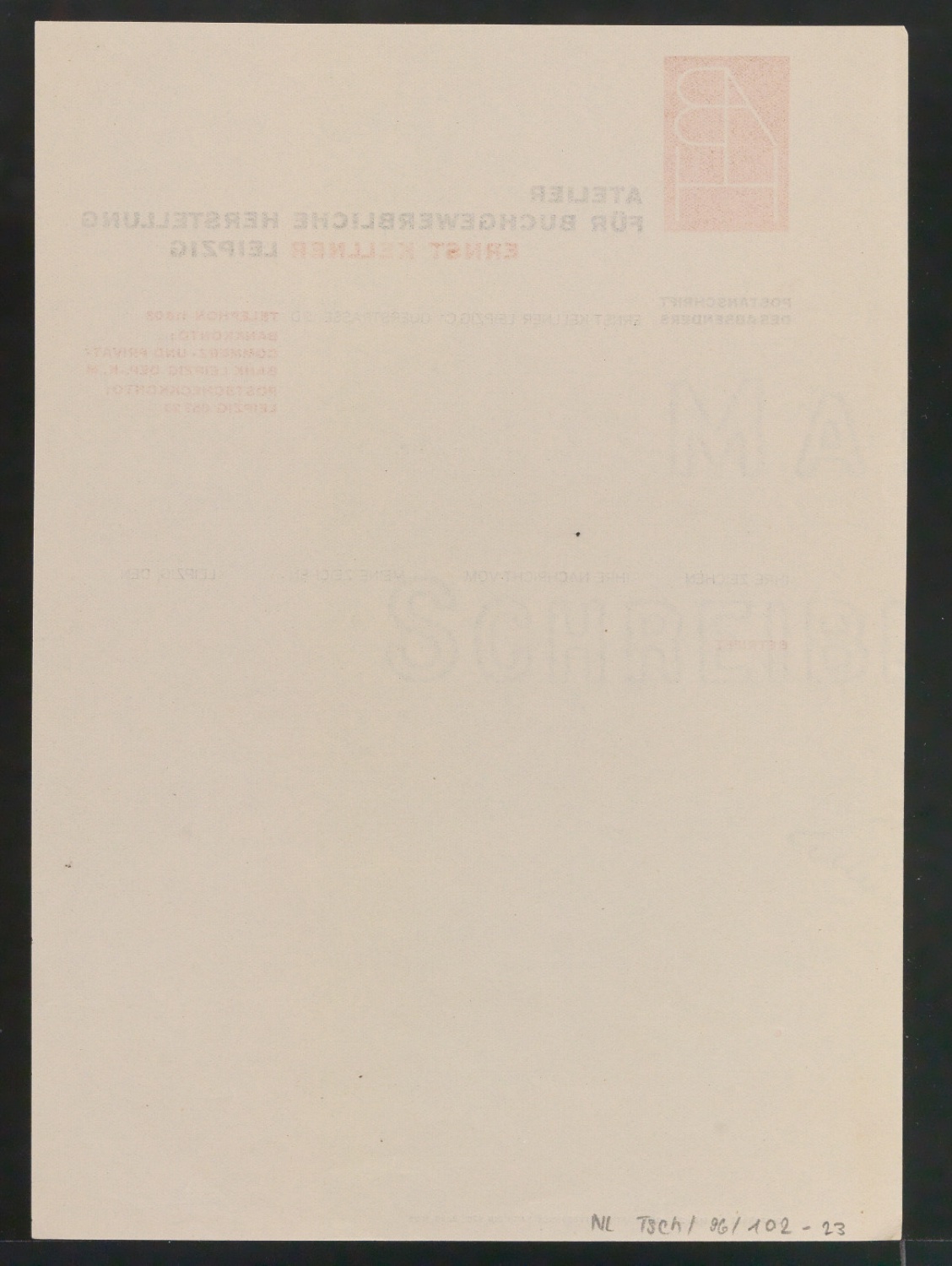 Montierter Geschäftsbriefvordruck nach Din 676 — Blatt 2