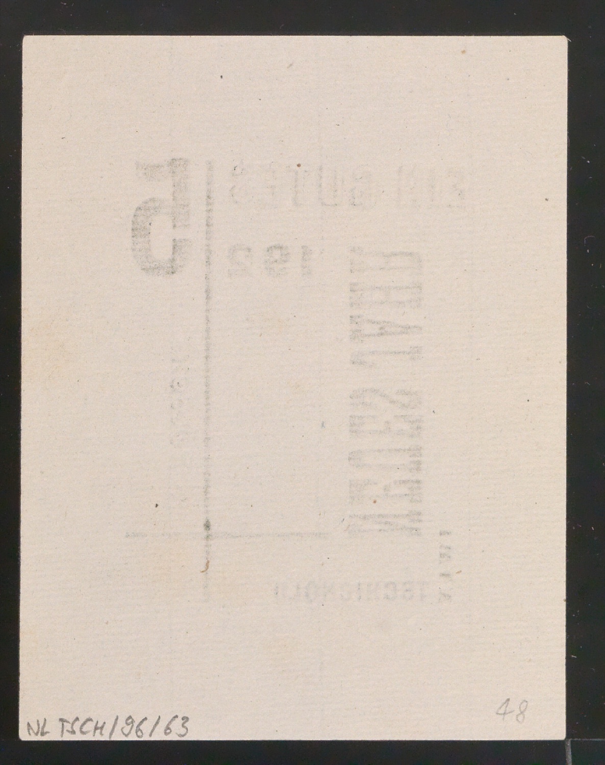 Ein Gutes Neues Jahr 1925 wünscht Iwan Tschichold — Blatt 2