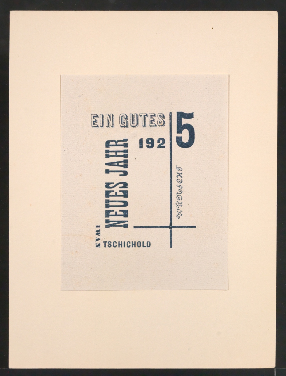 Ein Gutes Neues Jahr 1925 wünscht Iwan Tschichold — Blatt 3