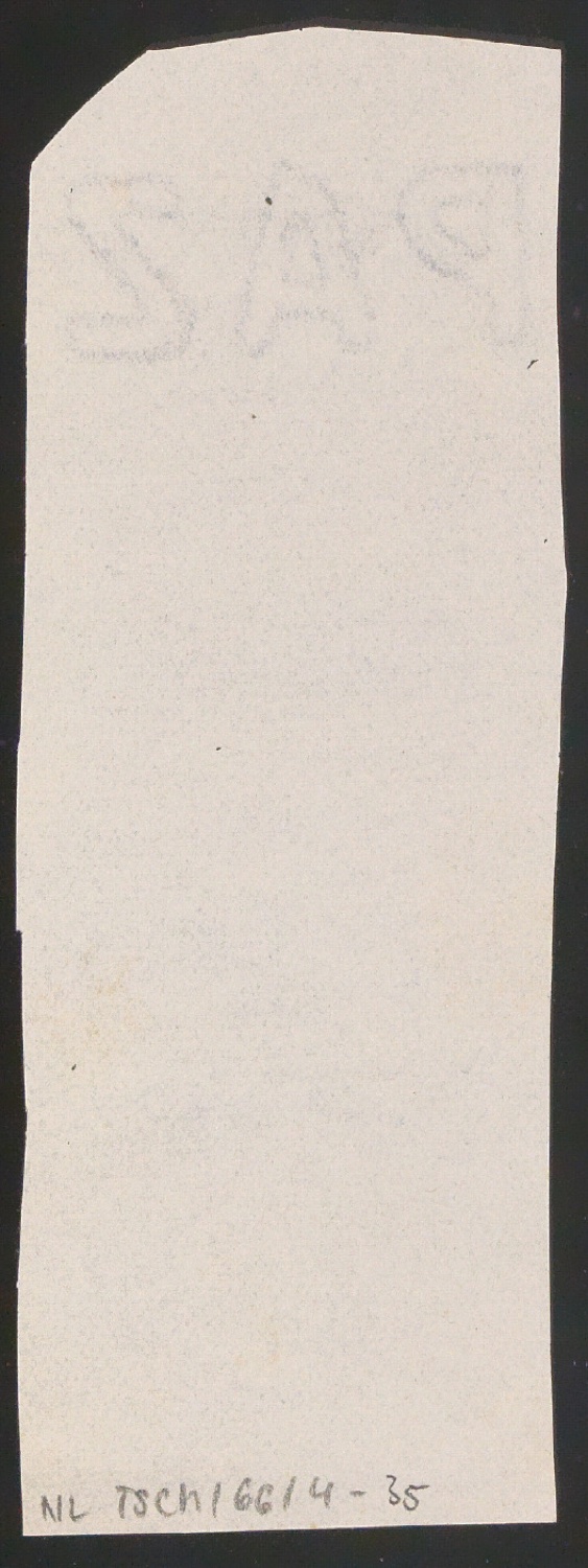 Entwurfsskizzen für den Buchrücken von Modeste Mignon — Blatt 2