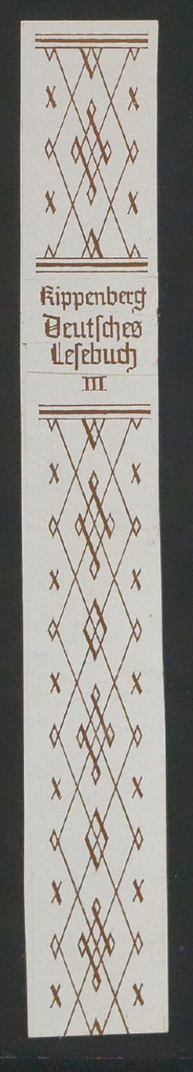 Foto von Entwurf für den Umschlag von Deutsches Lesebuch III — Blatt 3