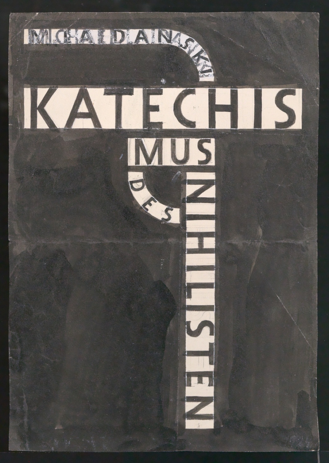 Entwurf für den Umschlag von Katechismus des Nihilisten — Blatt 1