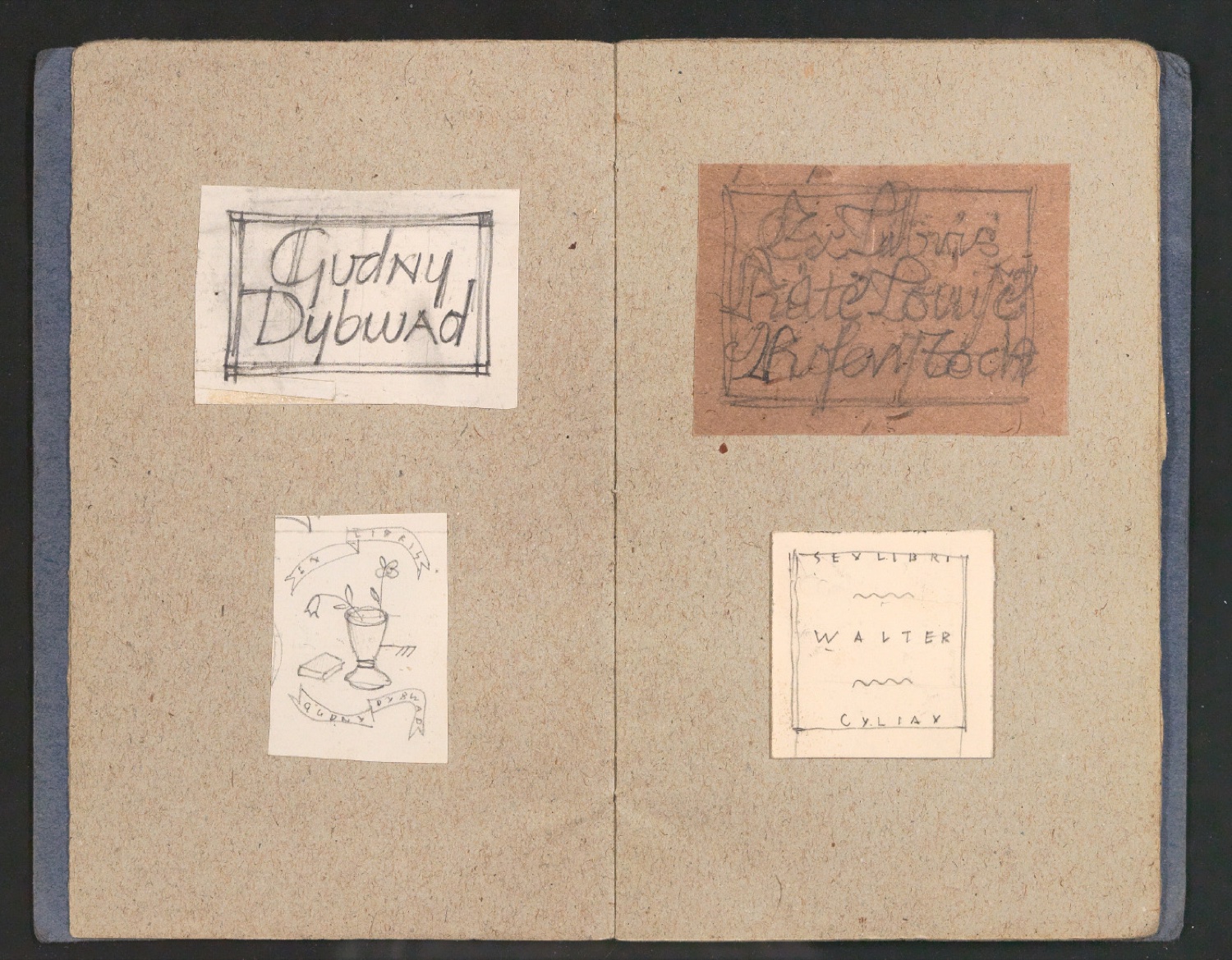 Skizzenbuch für Exlibris — Blatt 4