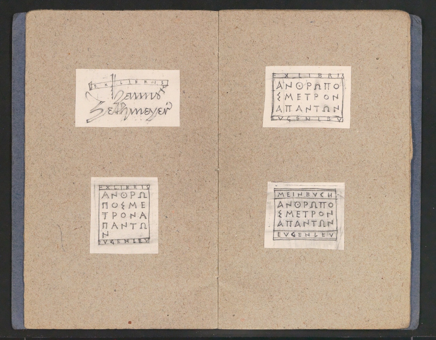 Skizzenbuch für Exlibris — Blatt 5
